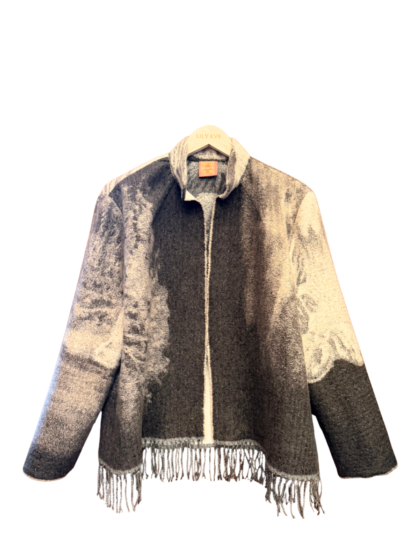 The Grey Zebra Fringe Jacket