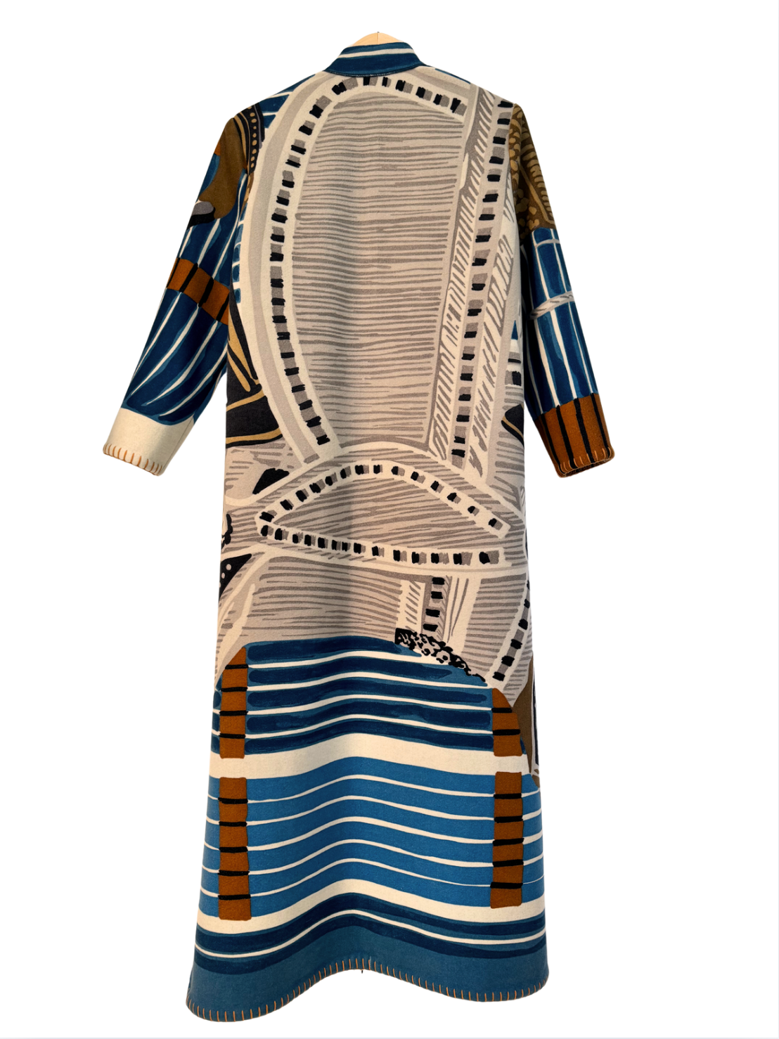 The Blue Grid Coat