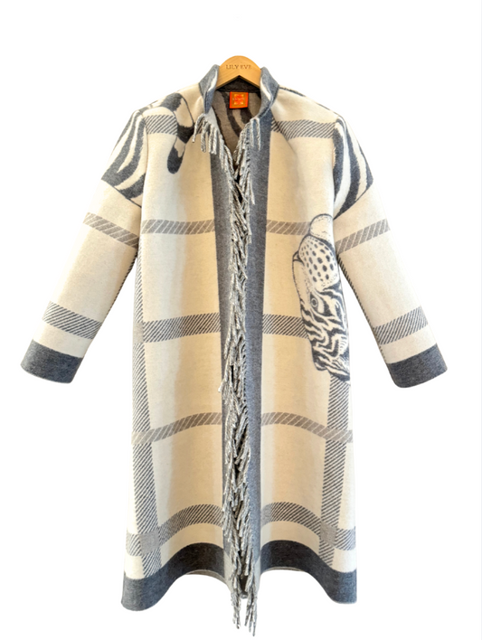 The Grey Leopard Coat