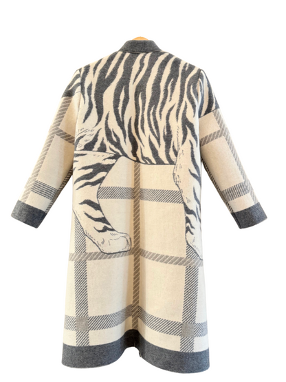 The Grey Leopard Coat
