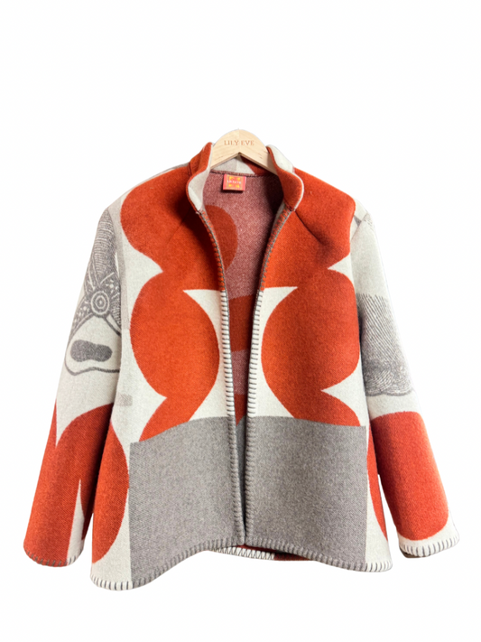 The Red Abstract Jacket