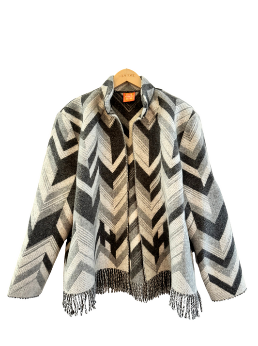 The Grey Zig Zag Jacket