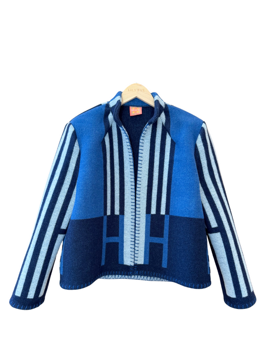 The Double Navy Stripe Jacket