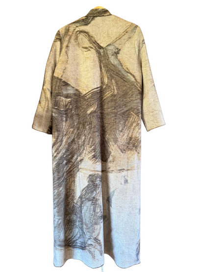 The Neutral Horse Fringe Coat