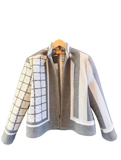 The Grey WindowPane Jacket