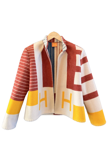 The Burgundy Pinstripe Jacket