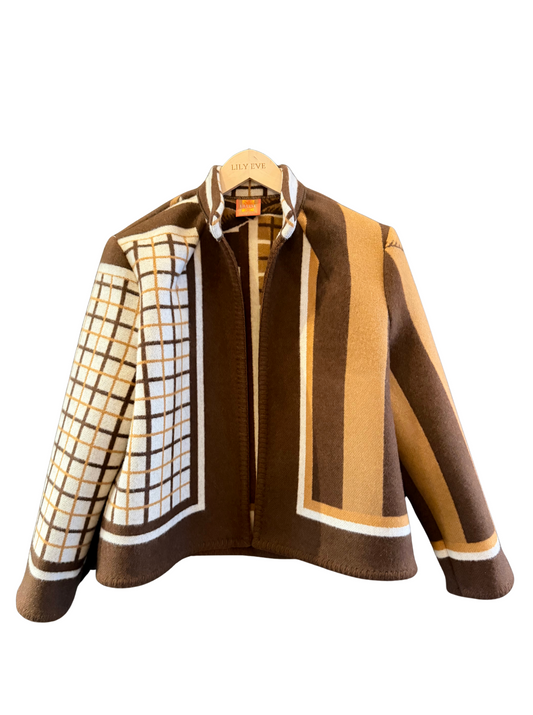 The Brown Windowpane Jacket