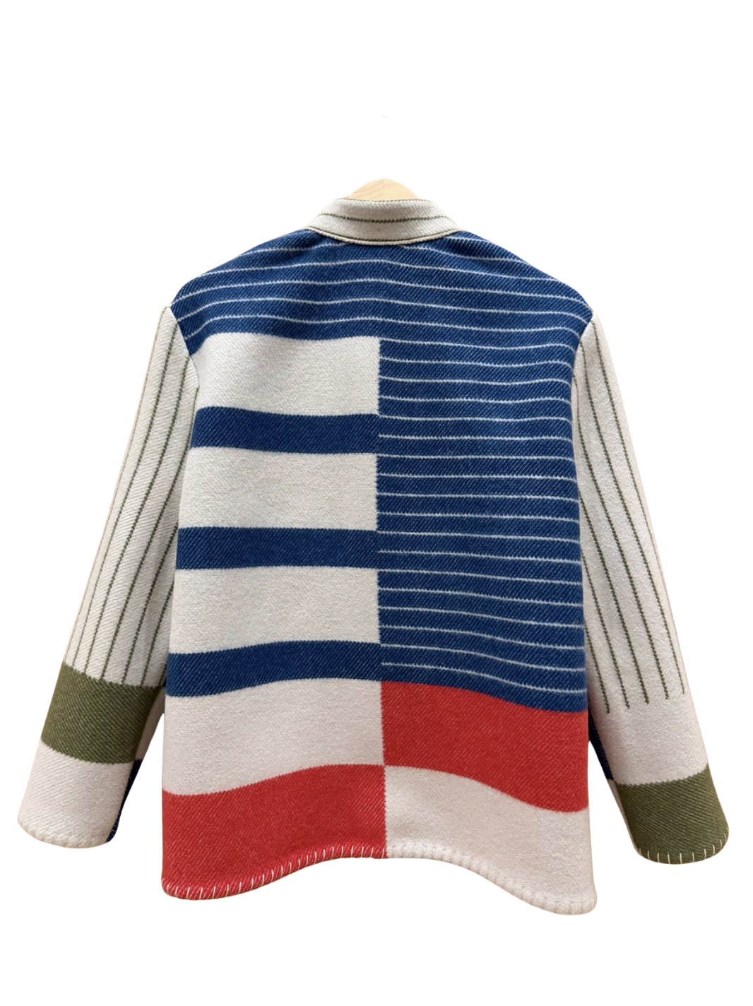 The Navy Pinstripe Jacket