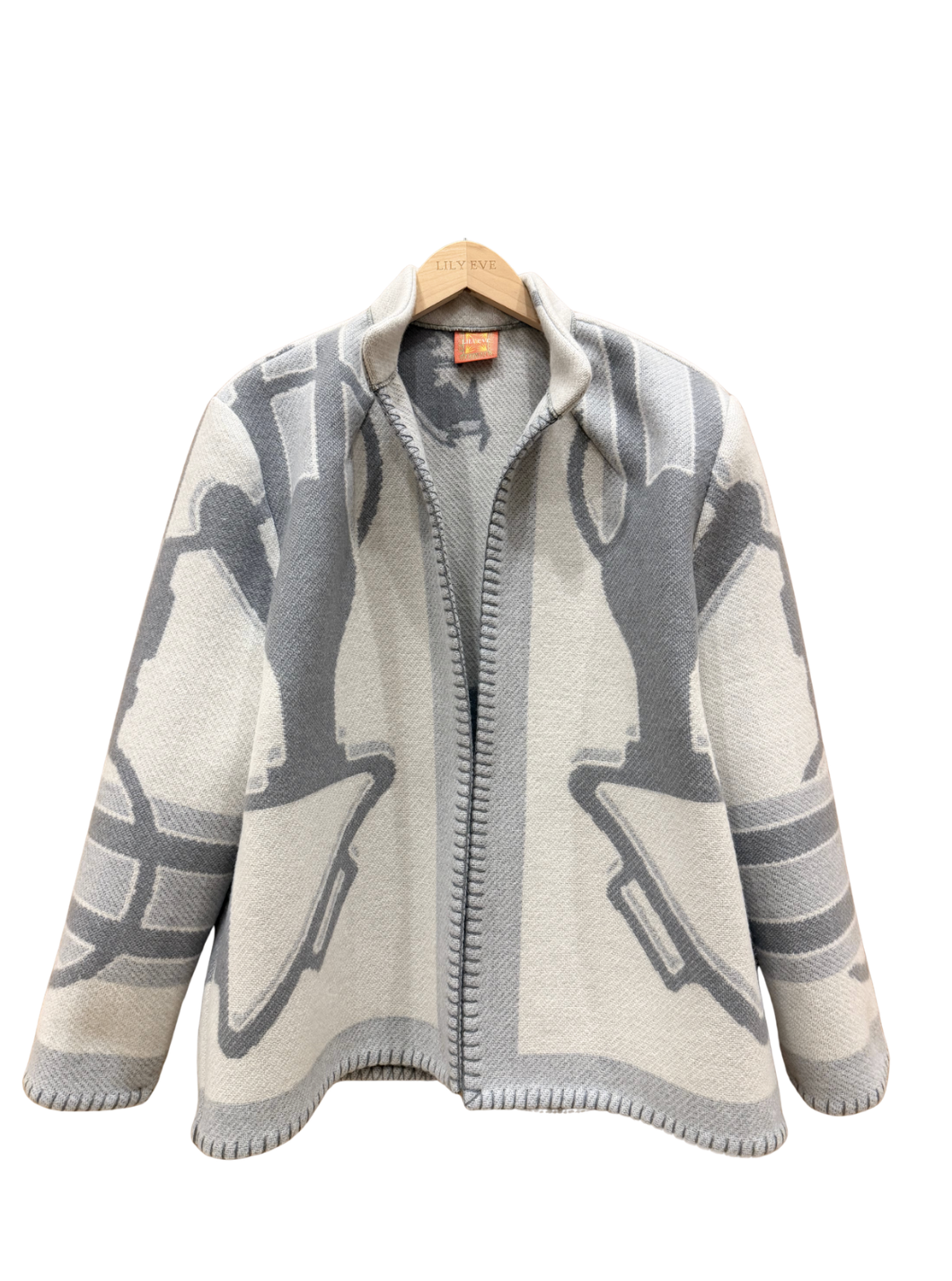 The Grey Belt Strap Jacket