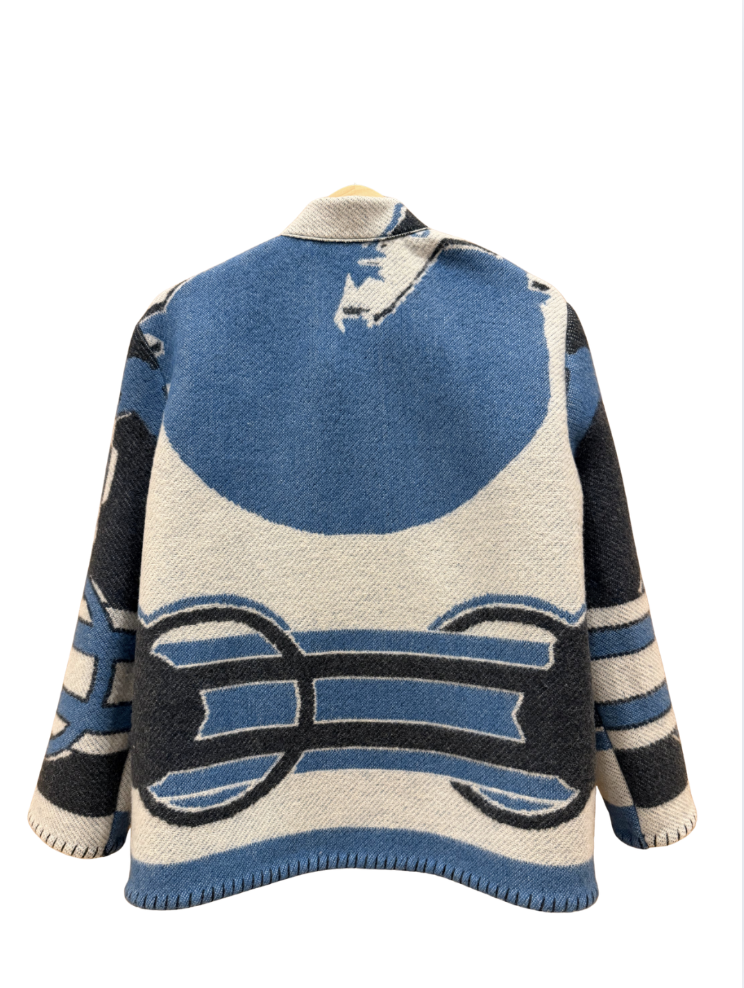 The Blue Belt Strap Jacket