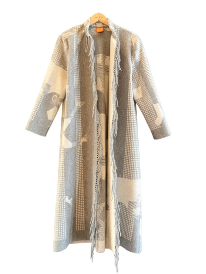 The Grey Fringe Coat