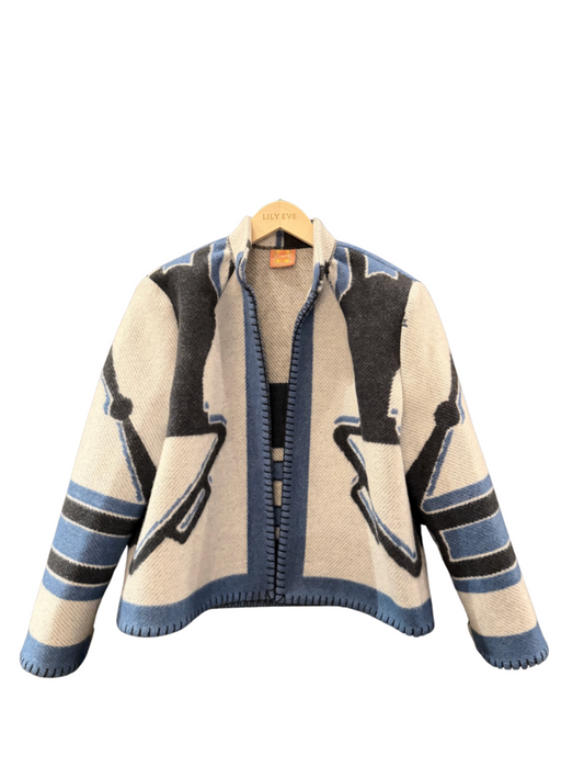 The Navy  Buckle Jacket