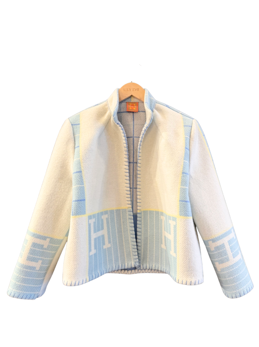 The Baby Blue Checkers Jacket