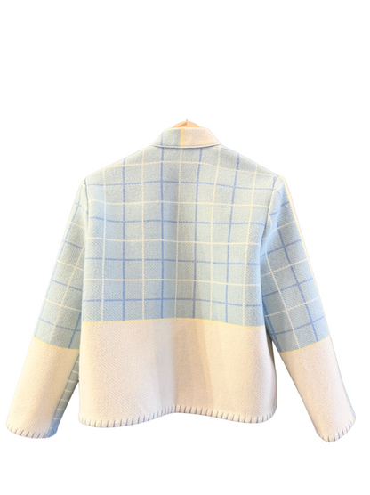 The Baby Blue Checkers Jacket