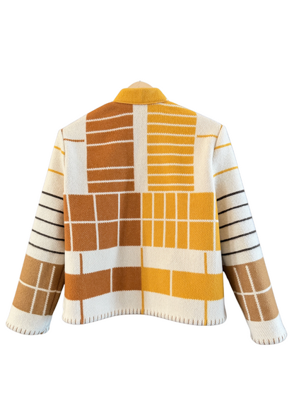 The Toffee Grid Jacket