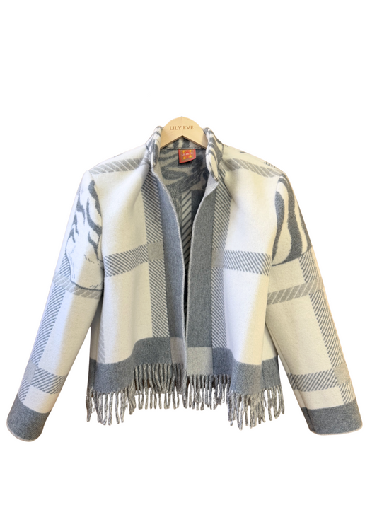 The Leopard Fringe Jacket