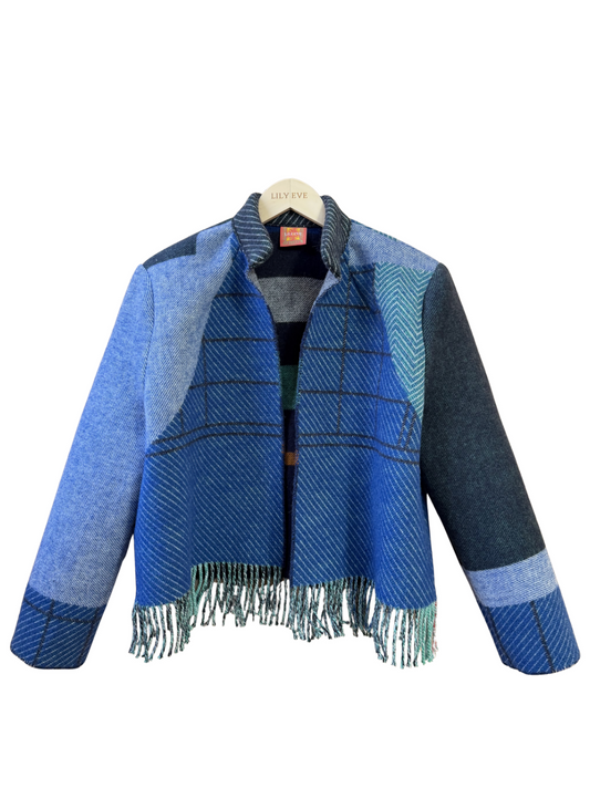 The Navy Fringe Jacket