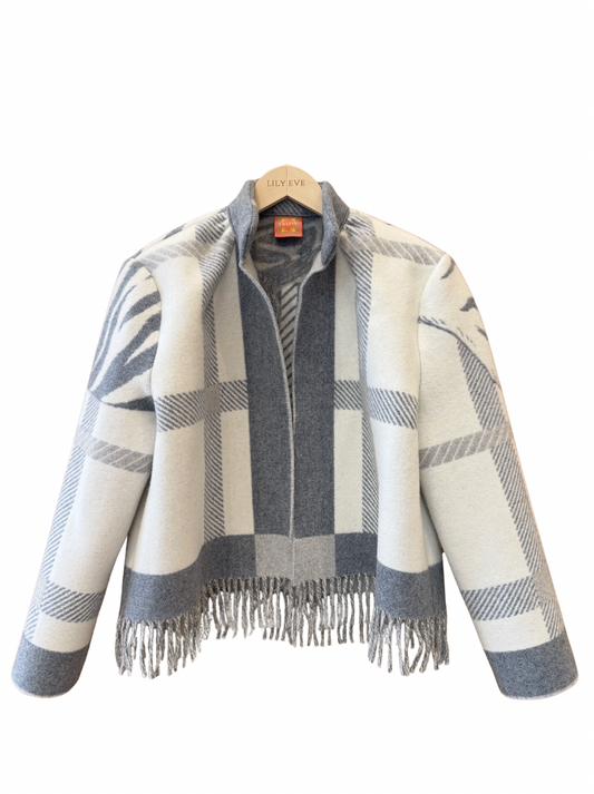 The Leopard Fringe Jacket