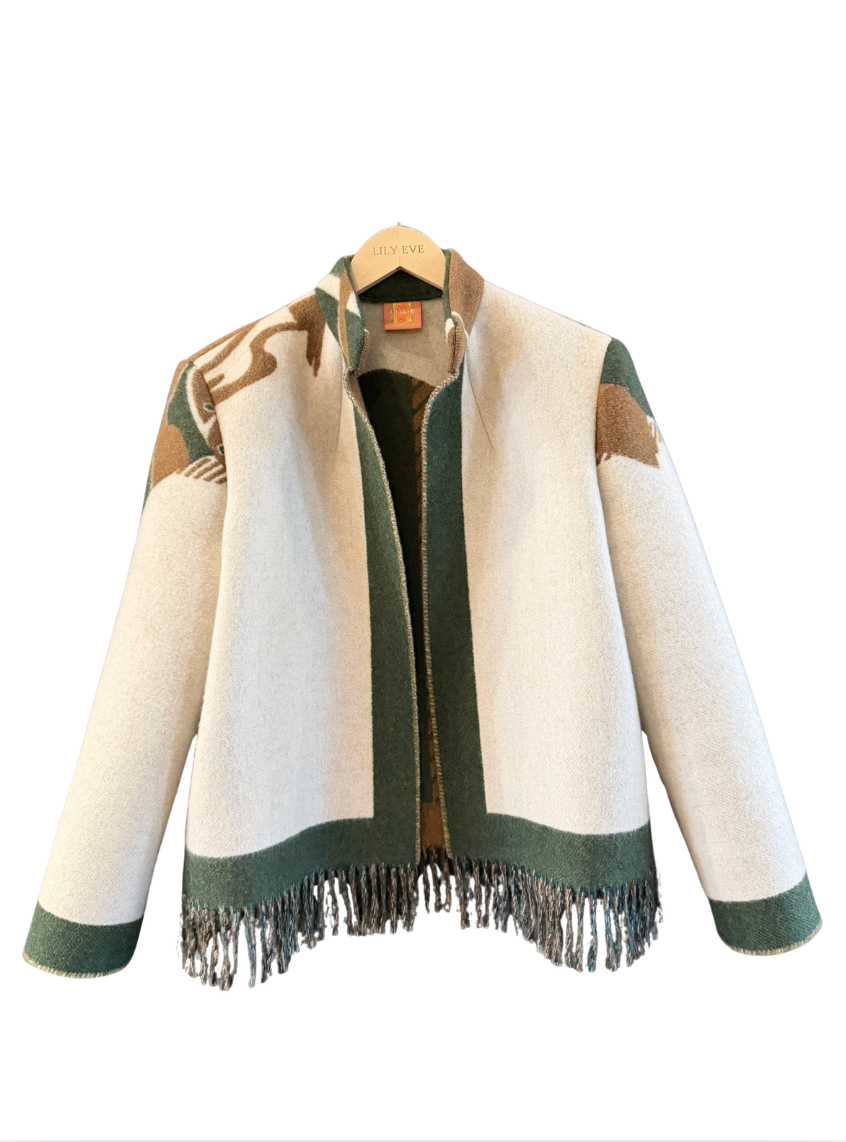 The Emerald Fringe Jacket