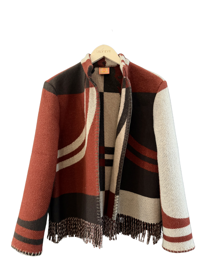 The Red Chain Fringe Jacket