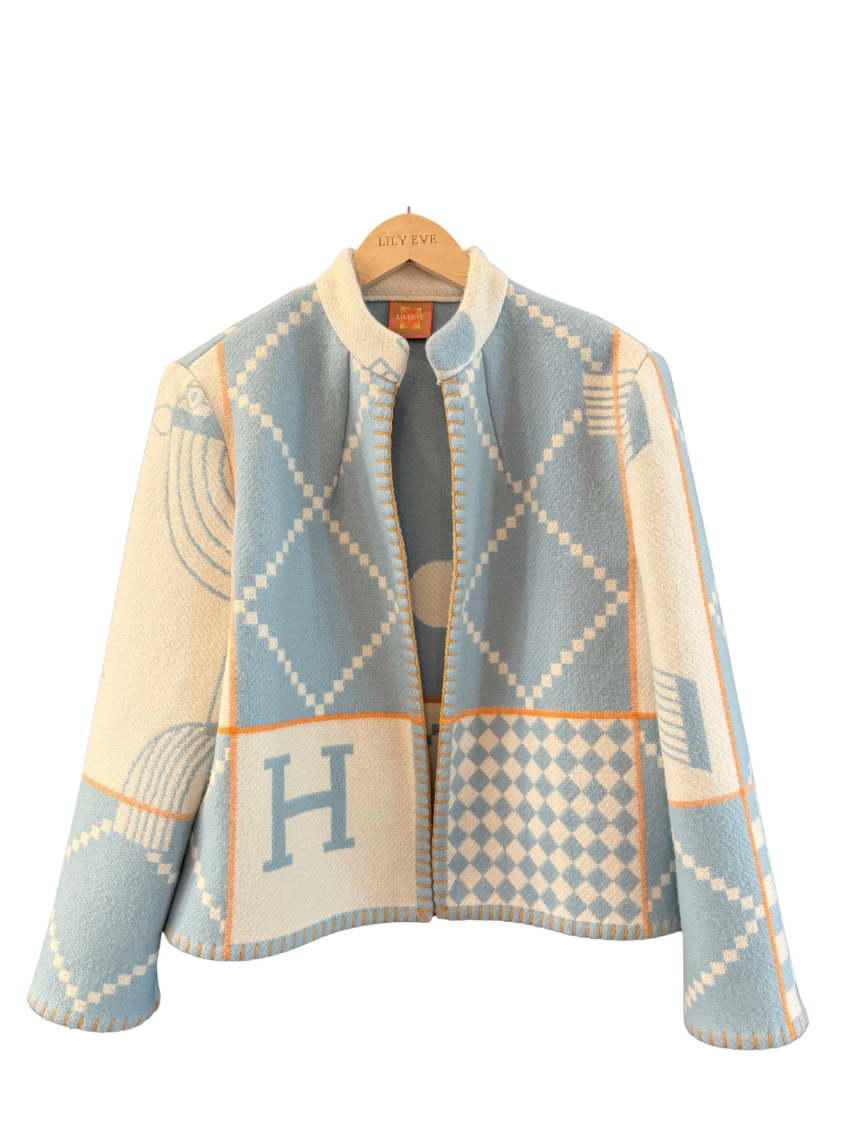The Baby Blue Check Jacket