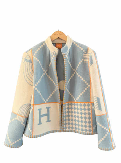 The Baby Blue Check Jacket