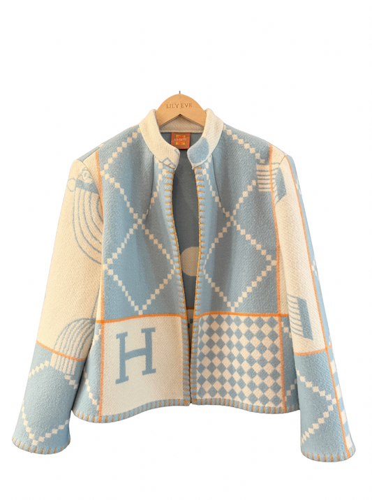 The Baby Blue Check Jacket
