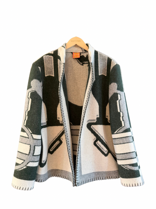 The Double Green Belt Jacket