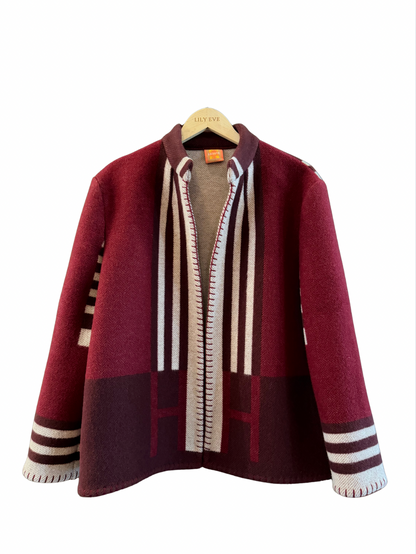 The Deep Burgundy Jacket