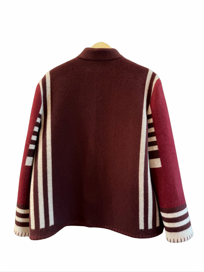 The Deep Burgundy Jacket