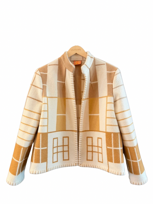 The Toffee Grid Jacket