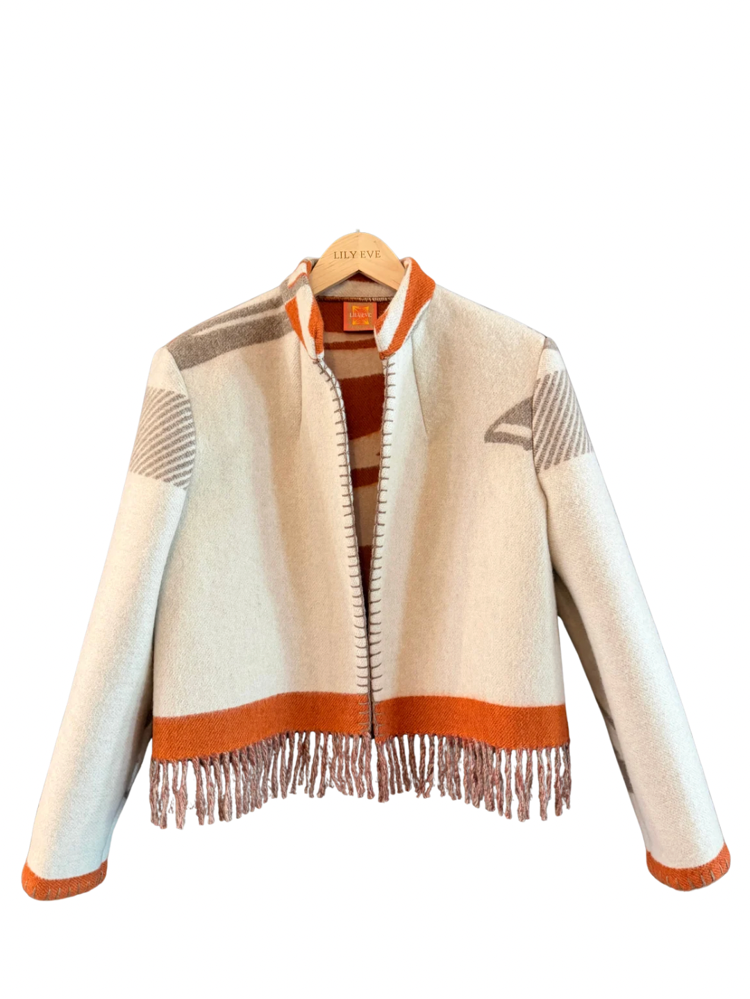 The Red Horse Tail Fringe Jacket