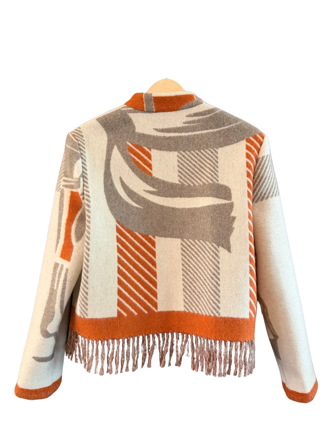 The Red Horse Tail Fringe Jacket