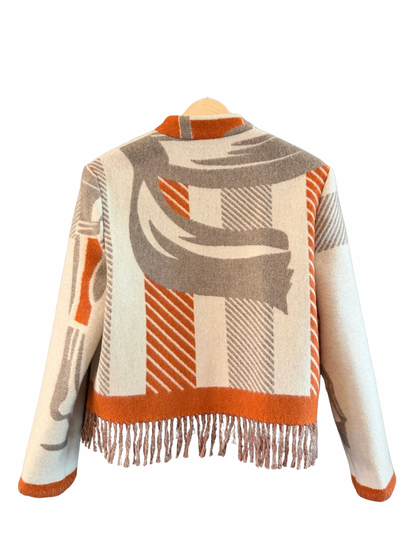 The Red Horse Tail Fringe Jacket