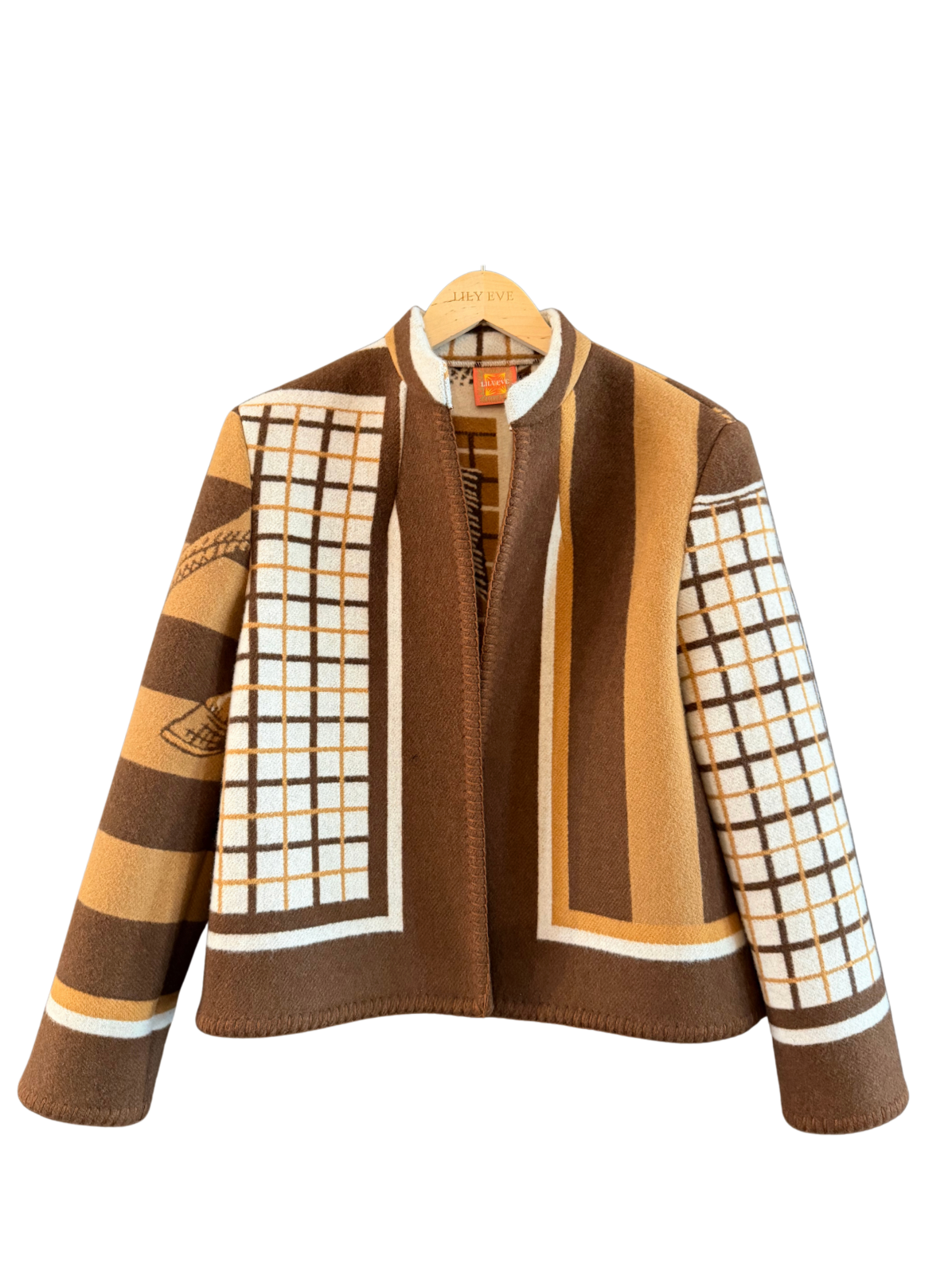 The Brown Grid Jacket