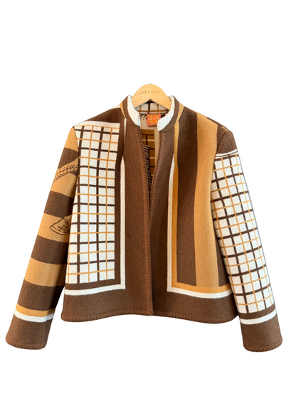 The Brown Grid Jacket