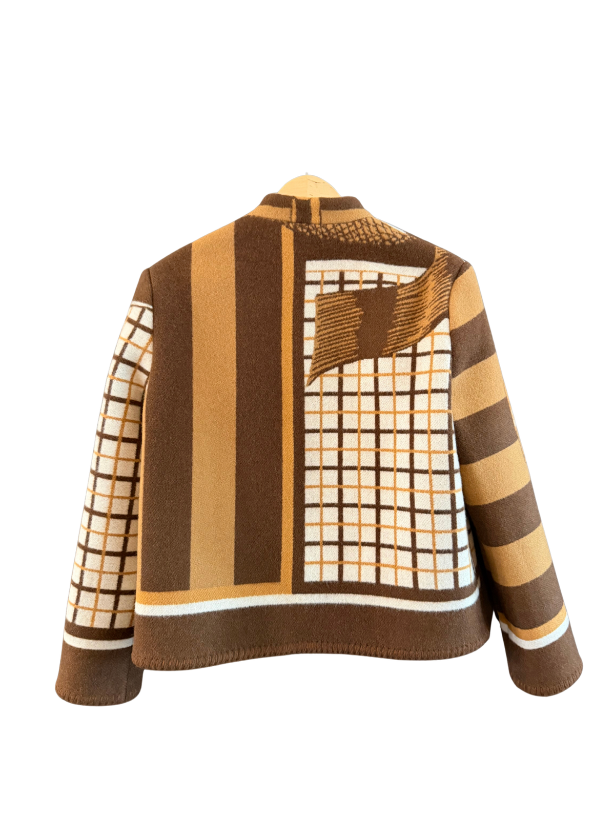 The Brown Grid Jacket