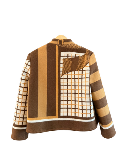 The Brown Grid Jacket