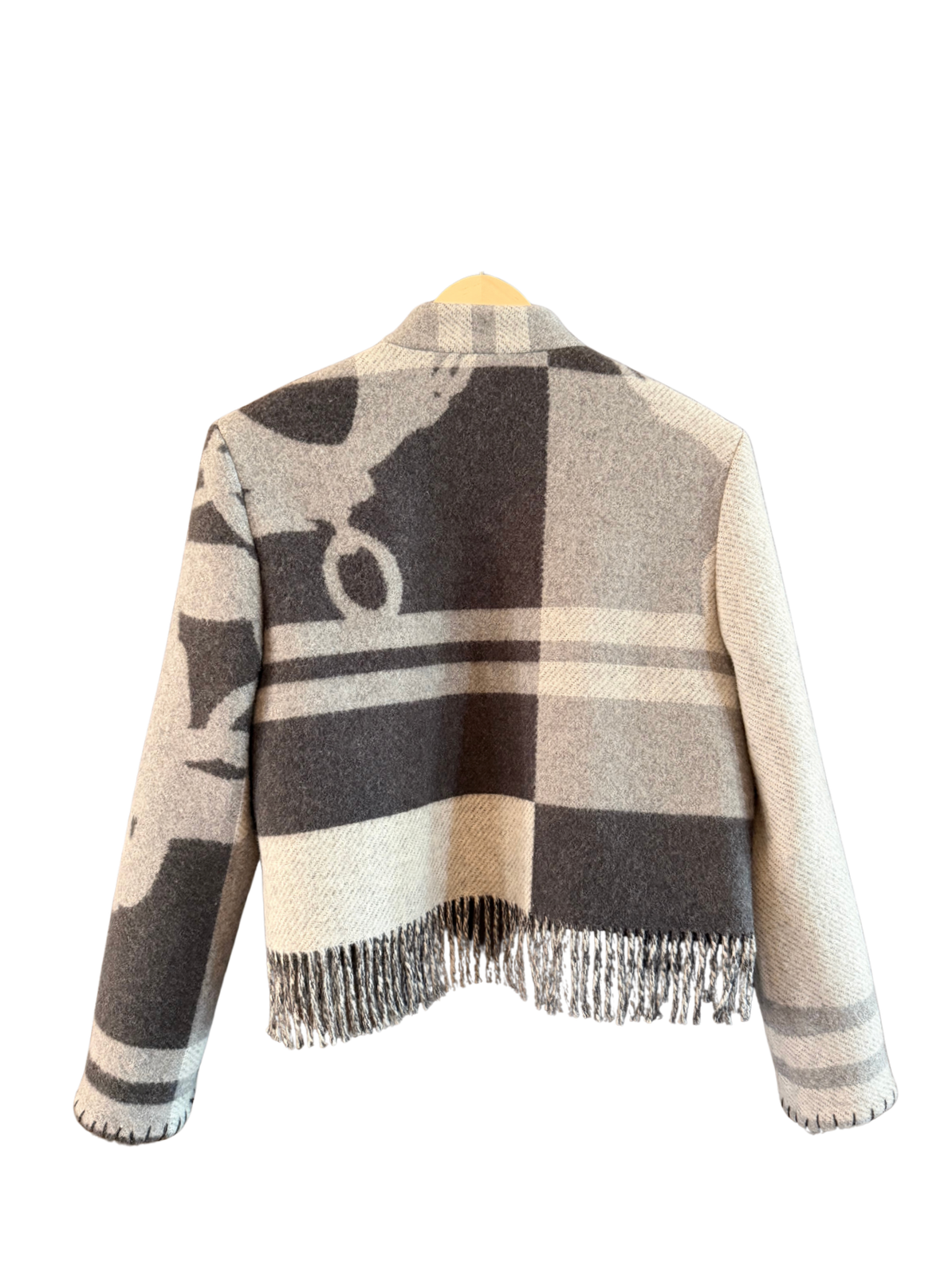 The Charcoal Fringe Jacket