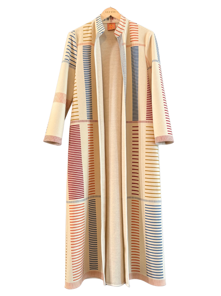 The Rainbow Linear Coat