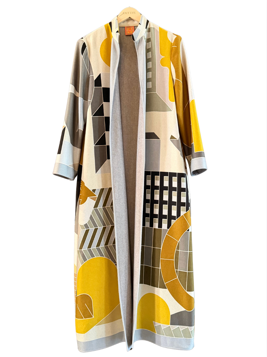 The Yellow Geometric Coat