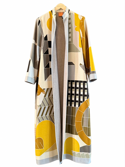 The Yellow Geometric Coat
