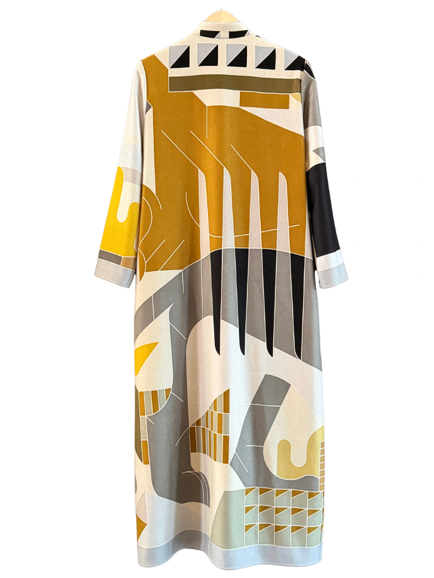 The Yellow Geometric Coat