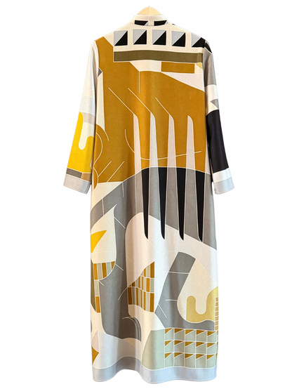 The Yellow Geometric Coat