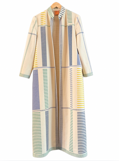 The Blue Linear Coat