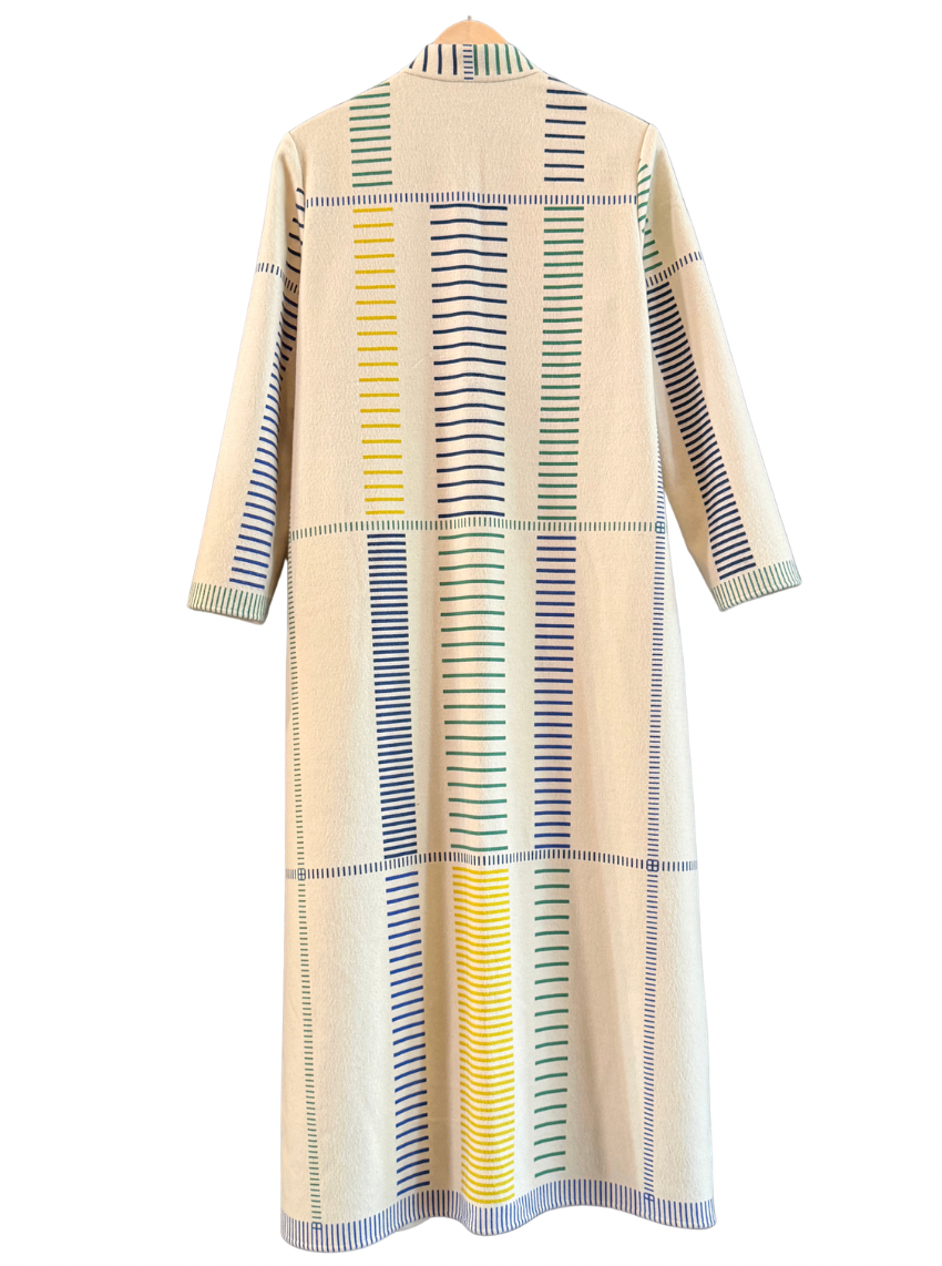 The Blue Linear Coat