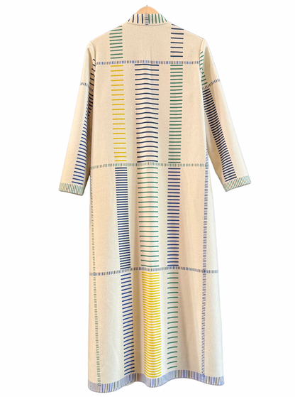 The Blue Linear Coat