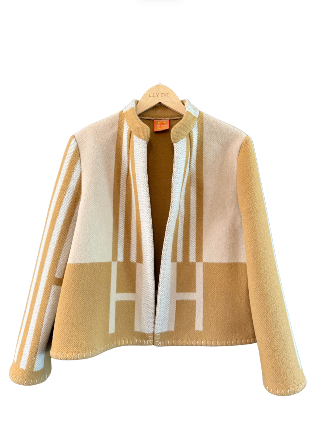 The Right Camel Stripe Jacket