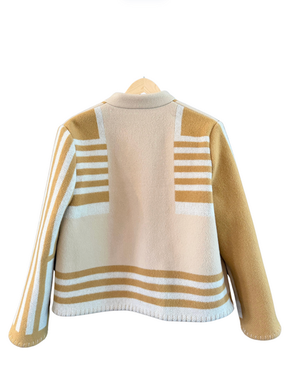 The Right Camel Stripe Jacket