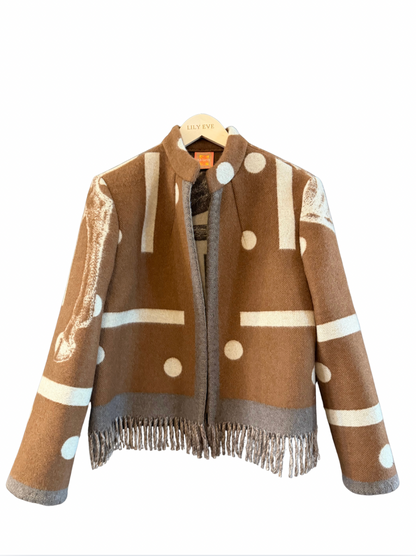 The Brown Fringe Jacket